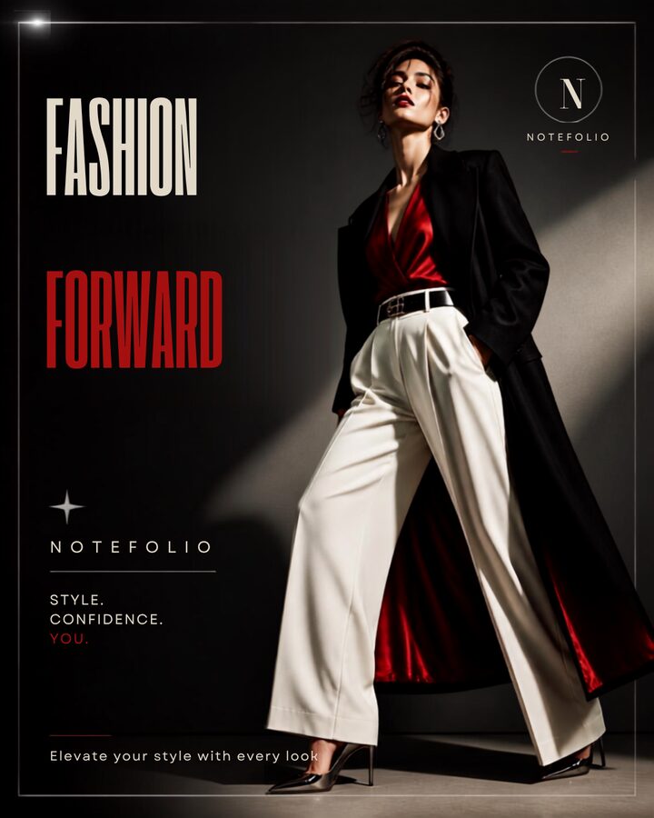 AN Creative World fashion brand identity design
